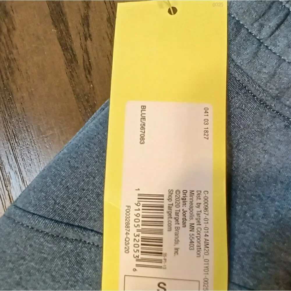 New All In Motion grayish blue Zip pockets Joggers Active Pants Sweatpants - Picture 2 of 6